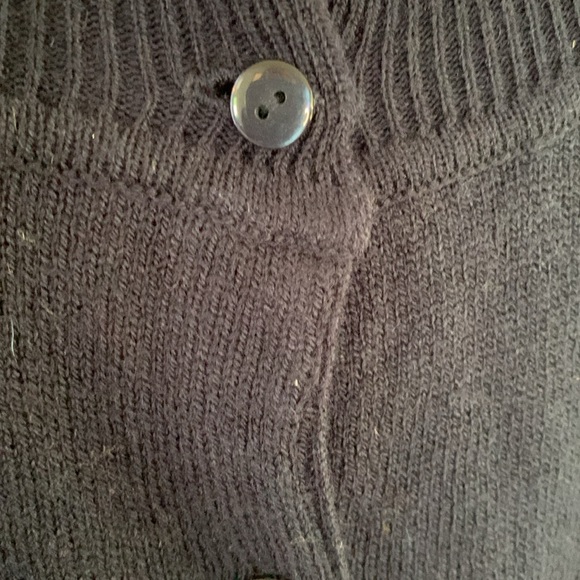 MNG Basics navy button front cardigan with pockets Size Medium - Picture 3 of 10